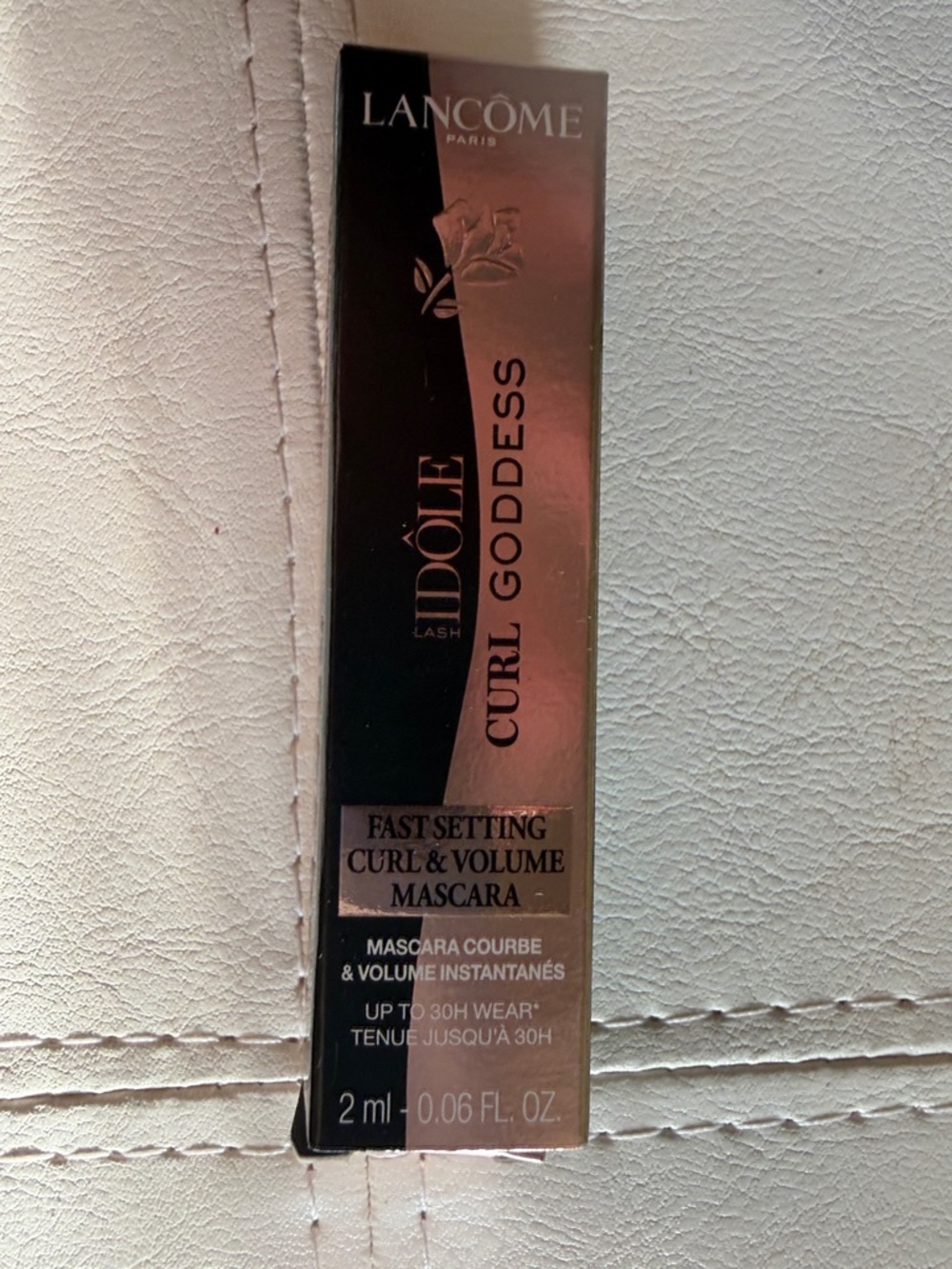 Lancôme Lash Curl Mascara in Rose Gold and Black Packaging